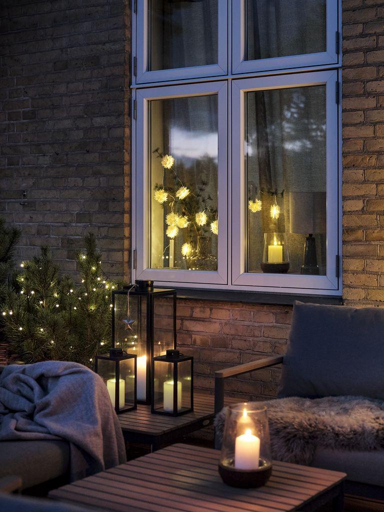 HD 13.2 In Metal Lantern Black