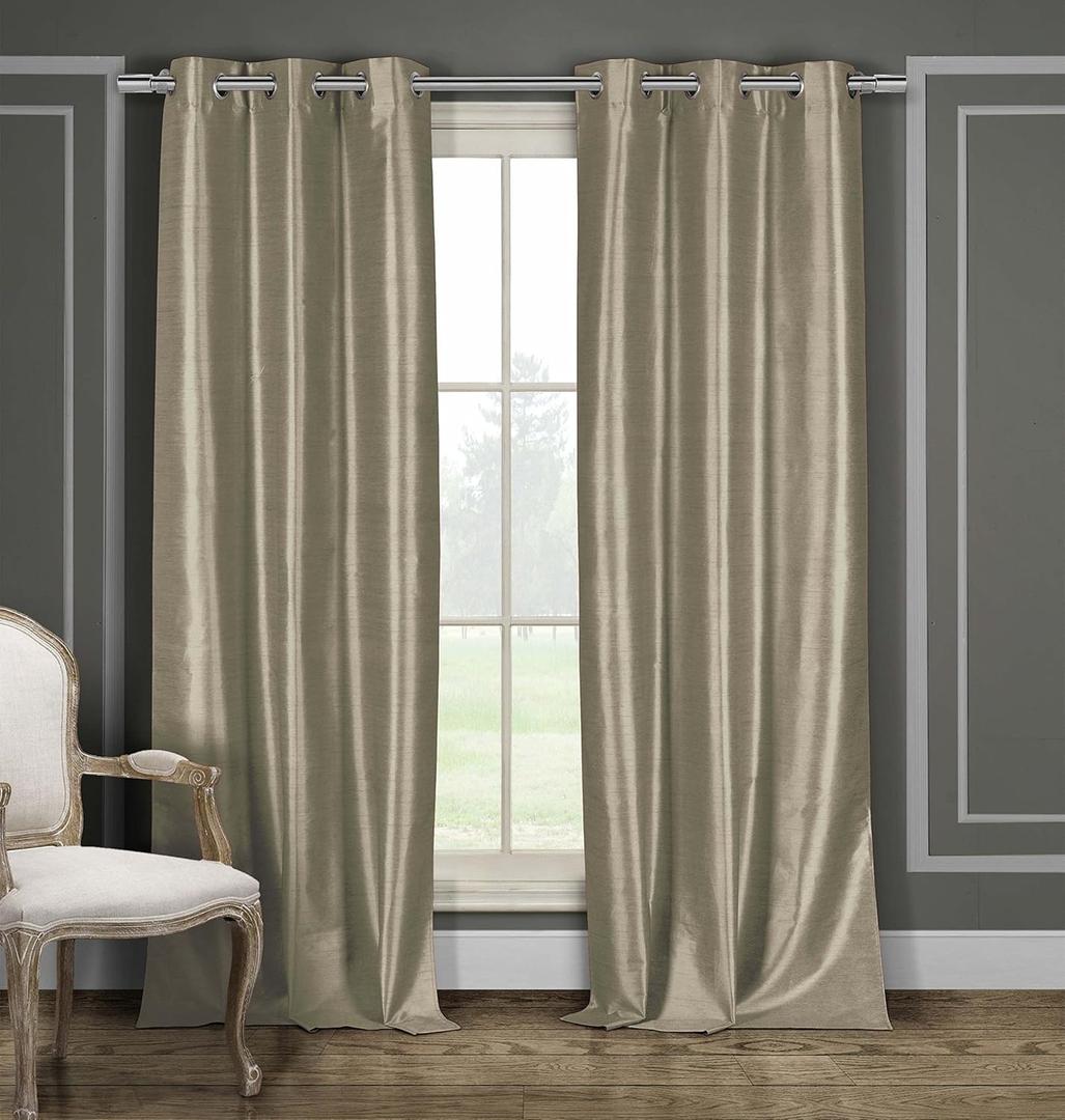 Duck River Textile Bali Solid Window Curtain Size 52x96 Inch