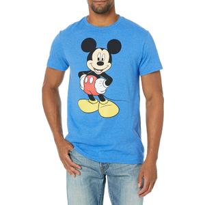 Disney Men's Tshirt Mickey Mouse Classic (Medium, Royal Blue Heather)