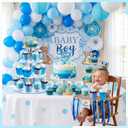 Funnymoom 300 Pack Clear Blue Mini Dessert Cups with Spoons 5oz 3oz Plastic Square Slanted Parfait Appetizer Shooter Round Goblet for Dessert Table Birthday Party Ice Cream Pudding Mousse Yogurt