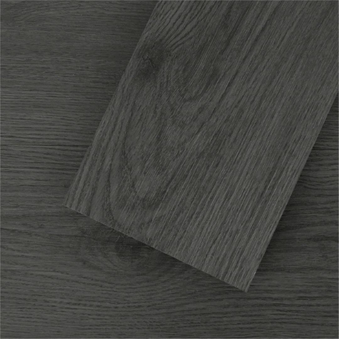 MULGREAT Peel and Stick Tile, 54 Sq.Ft 2mm Thicken Vinyl Plank Flooring, 36 Pieces 36"x6" DIY Self Adhesive Waterproof Wood Floor Tiles for Renters Bedroom, Dark Grey Oak