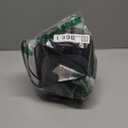 Amazon Basics Ceramic Space Heater, Portable Indoor Heating Solution, With Overheat and Tip-Over Protection, Thermostat, Non-Oscillating, 1500W, 7.52"D x 6.34"W x 9.45"H, Black