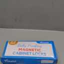 20 Pack Magnetic Cabinet Locks Baby Proofing - Vmaisi Children Proof Cupboard Drawers Latches - Adhesive Easy Installation (Standard)