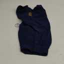 Cyeollo Soft Stretchable Thermal Dog Pjs & Onesie - Winter Dog Clothes, Navy XXL