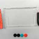 [Improved Easy-Dock Version] Clear Dockable Protective Case Compatible with Nintendo Switch 2 2025, Transparent Hard Shell, Slim Cover Protector for Joycon & Grip, Split Design, Anti-Scratch