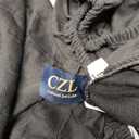 CZL Dining Room Chair Seat Covers Set of 2, Upgraded Zipper Black Chair Covers for Dining Room Stretch Jacquard Dining Chair Slipcover Removable Washable