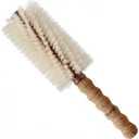 TRENFI Boar Bristle Round Brush for Blow Drying and Blowout — 2.75 Inch Dual-Fiber Boar and Nylon Barrel with Cork Handle for Volume, Fine to Medium Hair