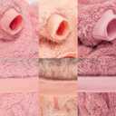 2 x Dog Sweater, 3 Pack Dog Sweaters for Small Dogs or Cats, Girl or Boy, Warm Dog Clothes Shirt Coat for Winter Christmas (Peach, Dark Pink, Light Purple, XX-Small)