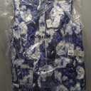 Jones New York womens Quilted Printed Patch Pocket Vest Size 1X