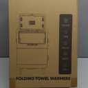 Towel Warmer, 35L Large Foldable Towel Warmers for Bathroom, Dual-Mode Blanket Warmer with Safety Lock, Timer, and Auto Shut-Off, Fits Up to 3 Oversized 40"X70" Towels, for Home & Loved Ones 