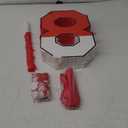 16 Inch Red and White Number 8 Pinata, Birthday Pinata with 16 Inch Piata Stick Blindfold Confetti for Kids 8th Birthday Party Decorations