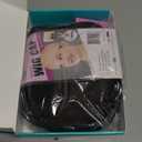 Wig with Bangs for Women Dark Brown Layered Hairstyle 4x4 Realistic Scalp Medium Length Wavy Synthetic Heat Resistant Glueless Hair Wig for Daily Party Use 18 inch