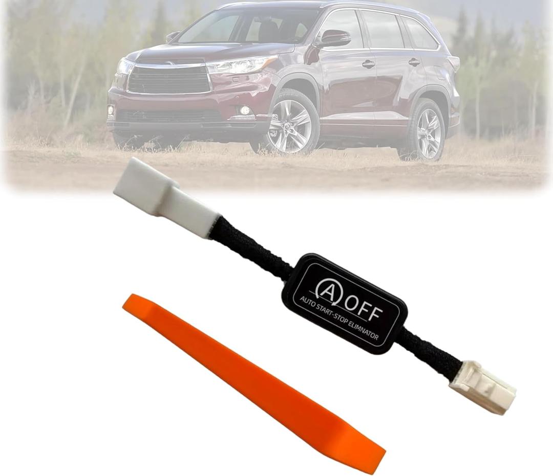 Auto Start Stop Eliminator for Toyota Highlander 2015 2016 2017 2018 2019,Permanently Disable Engine Shut-Off System with Plug & Play Bypass Module