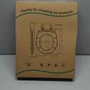 Toilet Seat Rround 16.5inch Soft Close Toilet Lid Round PP Material Safe & Easy Clean & Quick Installation, Sturdy Accessories Never Loosen 2 Years Support, Black