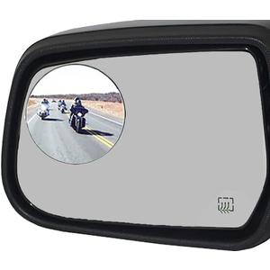 Ampper 4 Pack 3" Blind Spot Mirrors, Aluminum Frame Glass Convex Rear View Blind Spot Mirrors For Pick-up Truck, SUV, Van, Large Vehicle