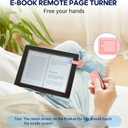 RF Remote Control Page Turner for Kindle Paperwhite,Kindle Accessories Remote Photo and Video for E-Book iPhone iPad Android Tablets Reading Novels Comics Remote Control Extenders(Pink)