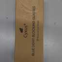 Cyxus Oval Blue Light Glasses Women Men Retro Eyewear Styish Trendy UV Protection Computer Gaming 8236 (Clear Tea)