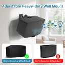 Pair of Heavy Duty Speaker Wall Mounts for Sonos 5 Mount & Sonos Play 5 Mount - Tilt & Swivel Adjustable Speaker Mounts for Sonos Play 5 Gen 2 Wall Mounting Bracket, Black