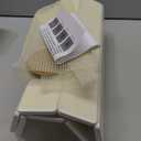 White Stone Drying Mat for Kitchen Counter, Foldable 24" x 16" Diatomaceous Earth Dish Drying Mat, Quick-Dry and Absorbent Mat for Dishes, Bottles, Cups, Bathroom or Countertops