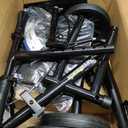 Economy Knee Scooter Steerable Knee Walker for Foot Injuries Compact Crutch Alternative with Dual Braking System (Black)