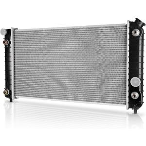 DWVO Radiator Complete Radiator Compatible with GMC Chevy Blazer S10 Jimmy Sonoma Hombre Bravada 4.3L V6 DWRD1012