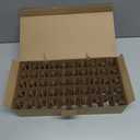 Meconard C9 Led Replacement Christmas Light Bulbs, C9 Shatterproof Plastic Led Bulbs for Christmas Outdoor String Lights, E17 Intermediate Base, Commercial Grade Holiday Bulbs, Warm White, 50 Pack