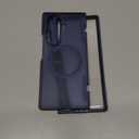 for Galaxy Z Fold 7 Case with Kickstand, Compatible with MagSafe, Built-in [Screen Protector] [Hinge Protection] Military Shockproof Translucent Slim Phone Case for Samsung Z Fold 7 (Blue)