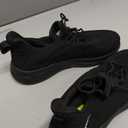 Feethit Mens Slip On Walking Shoes Lightweight Breathable Non Slip Running Shoes Comfortable Fashion Sneakers for Men (10.5, Black)