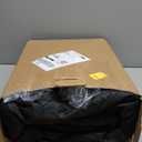 Magnetic Thermal Insulated Door Curtain with Visible Windows, Thicken Polyester Fiberfill & Durable Oxford Fabric, Hands Free Windproof Door Screen for 1 Car Garage Doors 8x7FT, Black