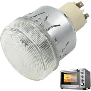 Range Oven Light Bulb with Cover Assembly Replace DG97-00083A AP4337073 2088062 PS4241698 EAP4241698 Fit for Samsung Gas Electric Range, Oven Lamp Bulb