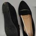 Obtaom Women's Pointy Toe Loafer Flat Comfortable Faux Suede Work Shoes,Cute Penny Loafer Slip On Ballet Flat Size 8
