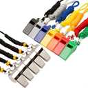 Whistle, Sports Whistles with Lanyard, Loud Crisp Sound Whistle Bulk Ideal for Coaches, Referees, and Officials