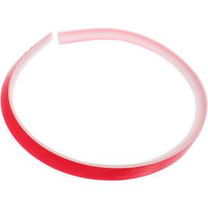 Flexible Water Retaining Strip Shower Door Bottom Seal Bendable Door Water Blocker for Wet Room Floor Barrier (Red)