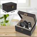 Diyife Faraday Box, RFID Box for Car Keys, Faraday Key Fob Protector Cage, Anti-Theft Key Fob Car Key Signal Blocking Shielding Box Gifts For Men, 4.6" x3.6" x2.5"