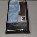 Whitmor Zippered Garment Bag with Pocket, Black