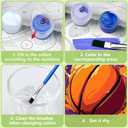 Reivworl Paint by Numbers Kit for Kids with Frame and Easel, Basketball Paint by Number for Kids Age 6-8-12, Paint by Numbers for Gifts and Home Decor (8X8inch)