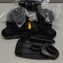 2025 New-Universal Stroller Board with Detachable Seat, 2in1 Sit and Stand Stroller Glider Board for Most Strollers, Holds Children Up to 55 LBs Stroller Connectors Standing Board (Dark Black)