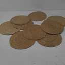 Round Woven Placemats 12 inch Set of 10 - Boho Rattan Placemats Natural Water Hyacinth Placemat, Farmhouse Weave Place Mats, Rustic Braided Wicker Table Mats for Dining Table,Home,Wedding