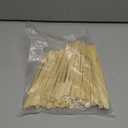 1Pack 100pcs 12cm/4.7inch Bamboo Wooden Paddle Picks Skewers Cocktail Picks Barbecue Stick for BBQ,Grilling,Barbeque Snacks,Appetizer, Dessert, Fruit, Sausage, Burger