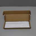 9.5 Large Acrylic Straw Holder for Cabinet Door - Reusable Tumbler Straw Organizer Storage, Small Kitchen Accessories Container, Ultra Sticky Cupboard Door Mounted (White)