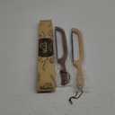 Bread Knife, 2 Pack Bread Slicer for Homemade Bread, 16'' Wooden Sourdough Bread Knife with Bow Design, Premium Stainless Steel Serrated Bread Cutter for Bagels and Baguettes