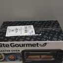 Elite Gourmet 2-Slice Toaster Oven Aluminum,Glass,Plastic Black