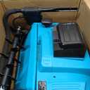Cordless Lawn Dethatcher Compatible with Makita 18v Battery(Tool Only), 36V Dual Battery Powered Brushless 2-in-1 Scarifier, 15’’ Wide, 12-Gal Collection Bag, Air Boost Technology, 5 Adjustable Depths