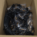 Bosceos Solar Outdoor String Lights Waterproof, 200FT Solar Powered String Lights for Outside with Shatterproof Bulbs, Dimmable ST38 LED Lights String, Patio Hanging Lights for Backyard Garden Party