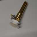 Bathroom Sink Drain, Gold Drain Stopper Bathroom Sink Without Overflow,Pop Up Drain Assembly with Detachable Strainer Basket,Built-in Anti-Clogging Strainer,Stainless Steel