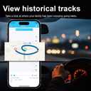 GPS Tracker for Vehicles, GPS Portable Magnetic Car GPS Tracking, Wide-Area Location GPS Tracker for Kids, Dogs, No Subscription Required/No Monthly Fee/No SIM Card Required