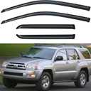 Window Visors Rain Guards Shield for 2003-2009 Toyota 4Runner, Out-Channel Window Vent Wind Deflectors Visors Shades for 03 04 05 06 07 08 09 4Runner