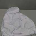 SSYAQRA 48in White Spandex Tablecloth 4FT 48 in White Round Stretch Tablecloth Elastic Washable and Wrinkle Resistant Stretch Table Cover for Wedding Event & Parties