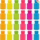 JOYIN 24 pcs Mini Bubble Bottles with Wand Assortment for Kids, Bubbles Party Favors Supplies, Summer Toy for Toddler, Valentines Day Goodie Bag Stuffer, Birthday Gifts for Toddlers