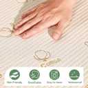 King Size Mattress Protector Waterproof, Breathable Cotton Terry Bed Pad Cover, Deep Pocket Fitted Sheet for 8-24 Inch Mattress